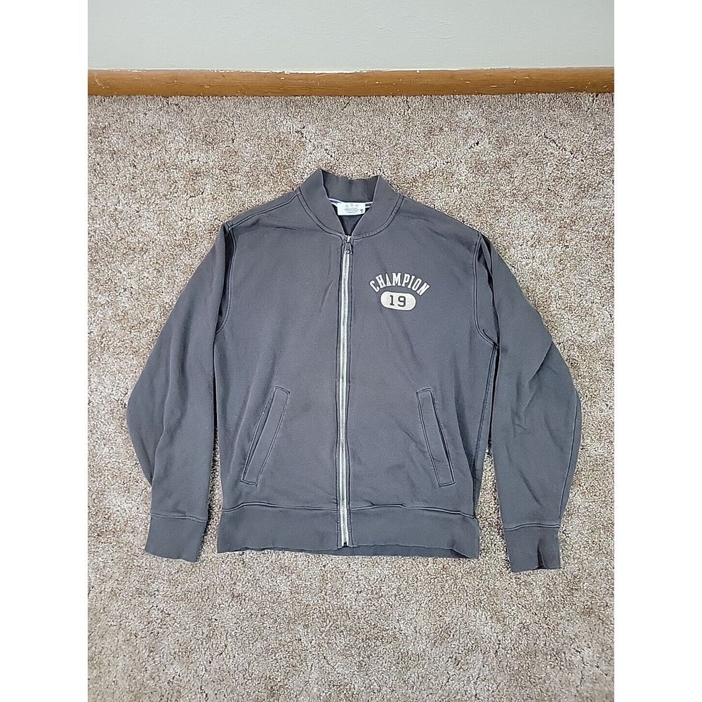 Vintage Champion Sweatshirt Medium Zip‎ 90s Green? Brown?